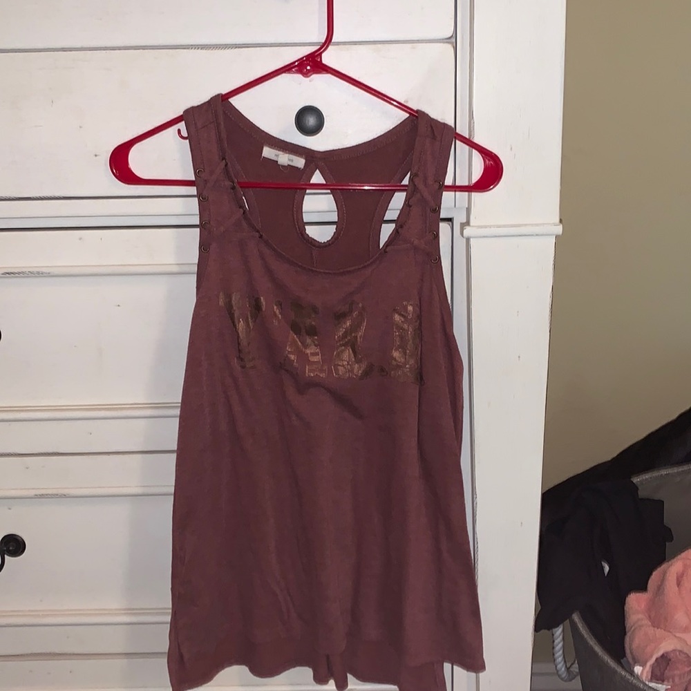 Burgundy Maurice’s Tank Top Small